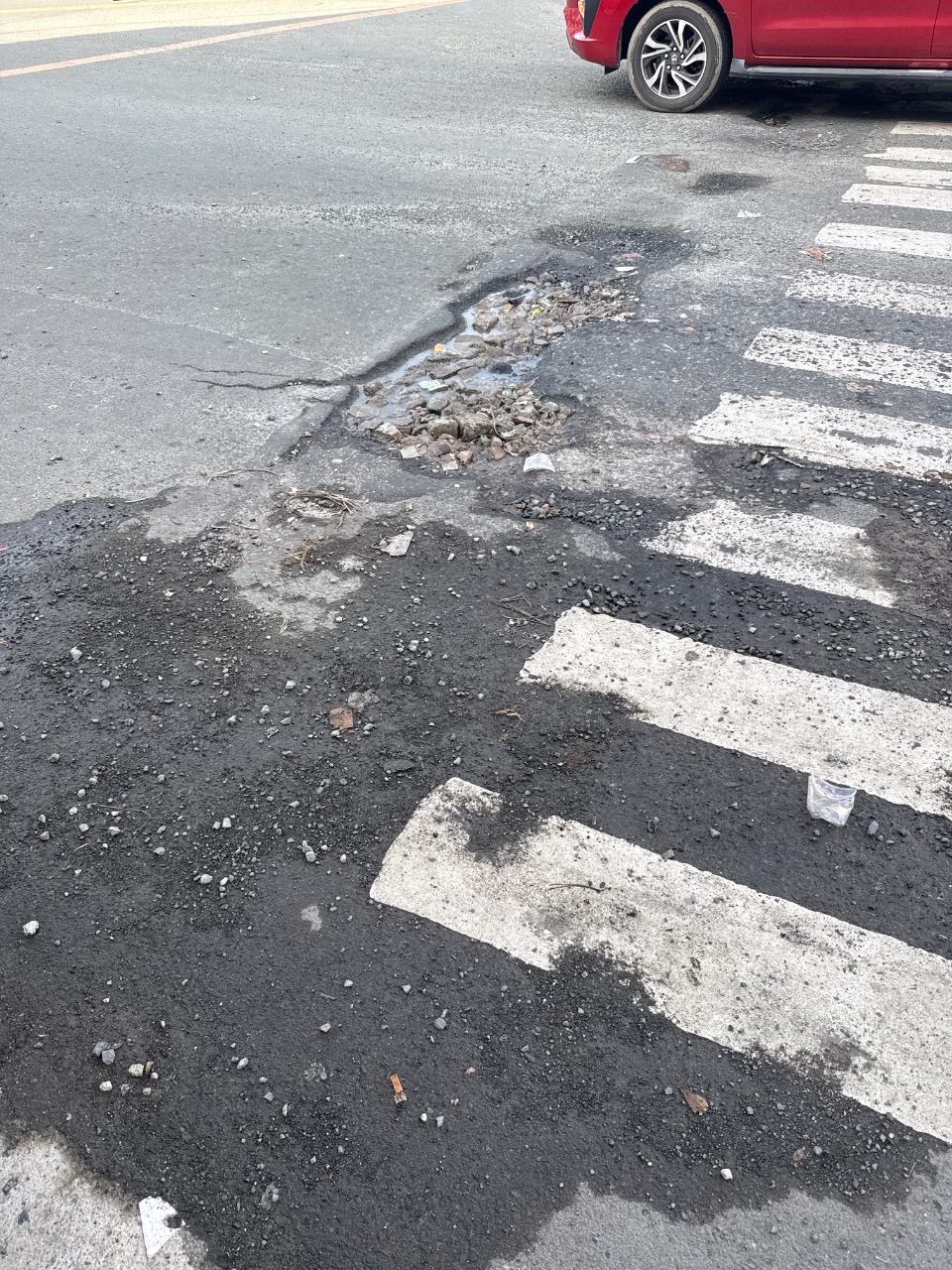 Photo of a pothole report in City of General Trias